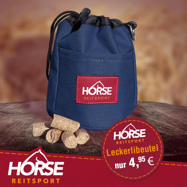 Horse Reitsport Leckerliebeutel BLAU