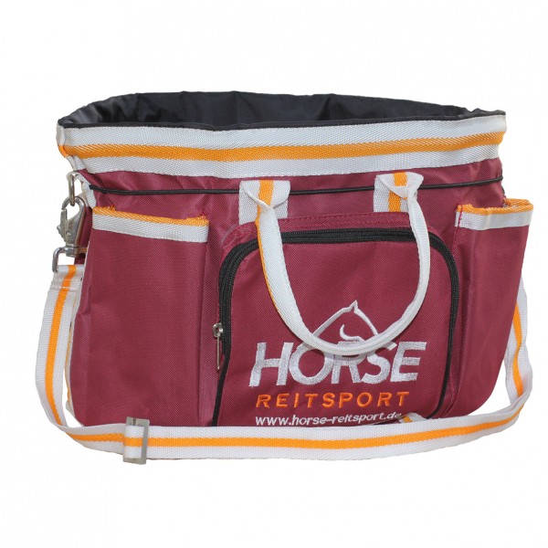 Horse Reitsport Putztasche bordeaux