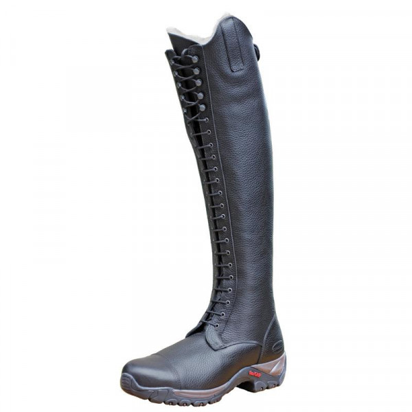 EURORIDING WINTERREITSTIEFEL NARVIK, schwarz, LAMMFELL