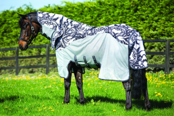 Horseware Amigo Three-In-One Vamoose silver/black bedruckt
