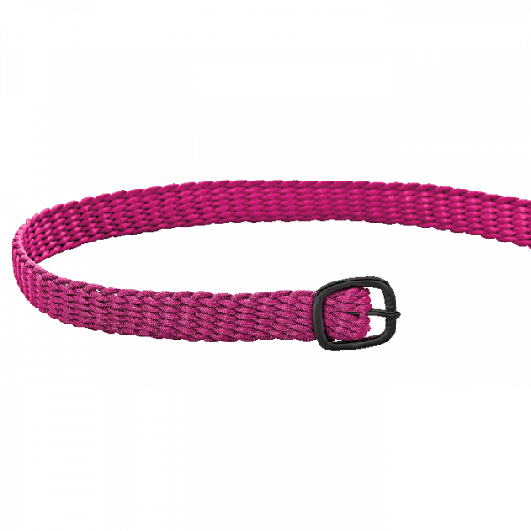 Sprenger Sporenriemen Perlon Pink ¨Black Series¨ 45cm