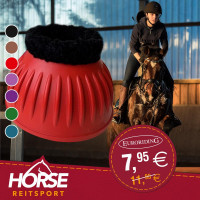 Euroriding Hufglocke Gummi mit Plüsch Euroriding Hufglocke Gummi mit Plüsch