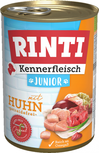 Rinti Kennerfleisch Junior + Huhn 400g