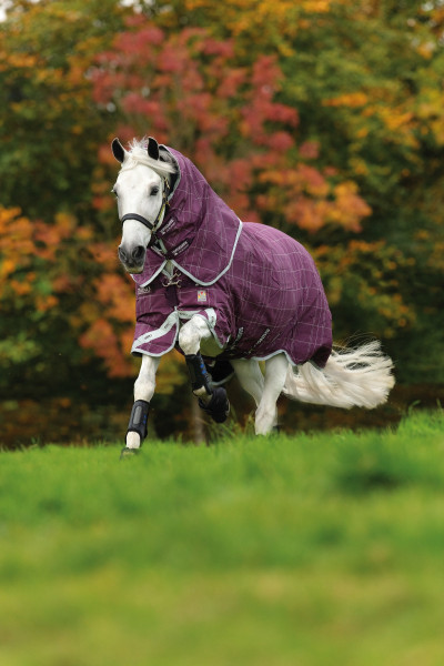 Horseware Rhino Plus Turnout Lite Berry /Grey 0g
